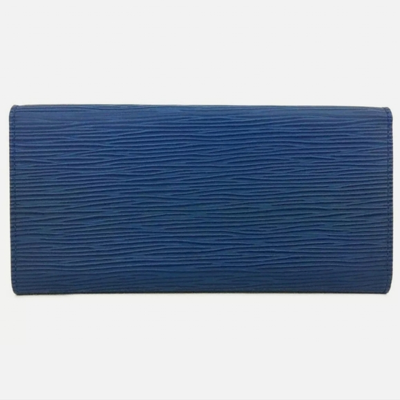 LOUIS VUITTON EPI LEATHER PORTE YON CARTES CREDIT BIFOLD LONG WALLETQ0890 (NWOT) - Picture 9 of 10